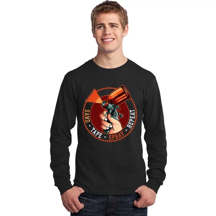 Auto Body Painter Long Sleeve Shirt