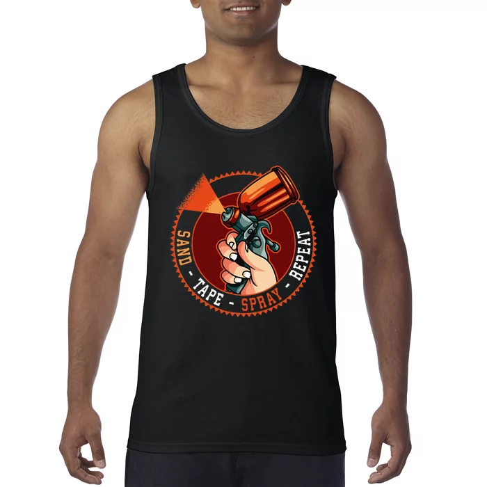 Auto Body Painter Tank Top