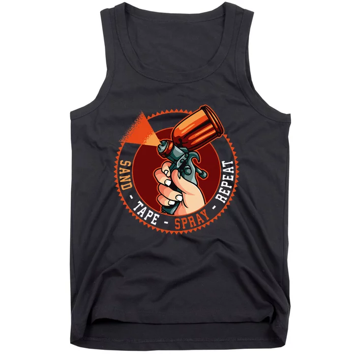 Auto Body Painter Tank Top