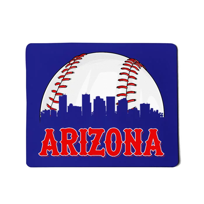 Arizona Baseball Player And Fans Mousepad