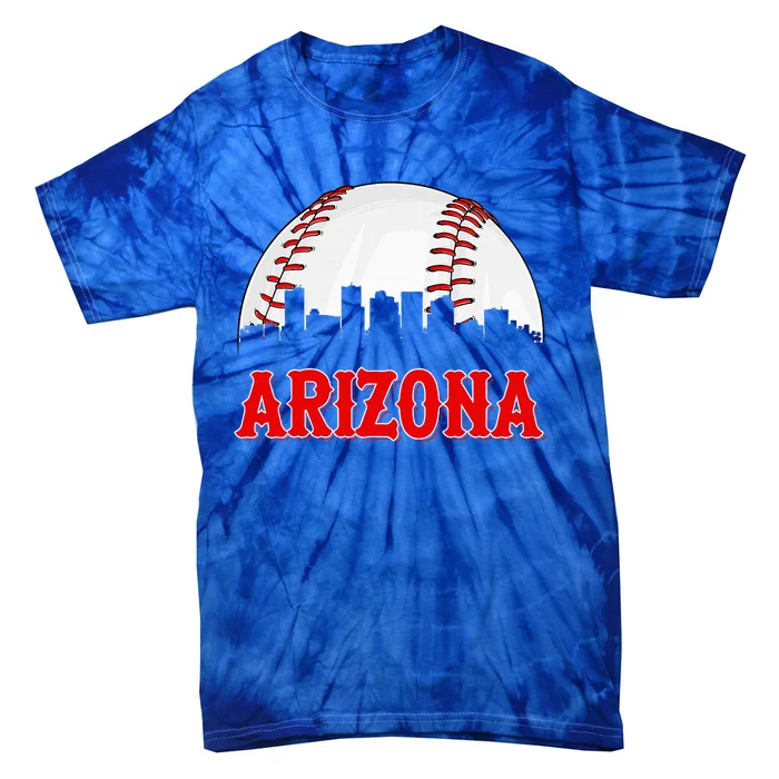 Arizona Baseball Player And Fans Tie-Dye T-Shirt