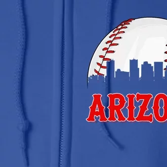 Arizona Baseball Player And Fans Full Zip Hoodie