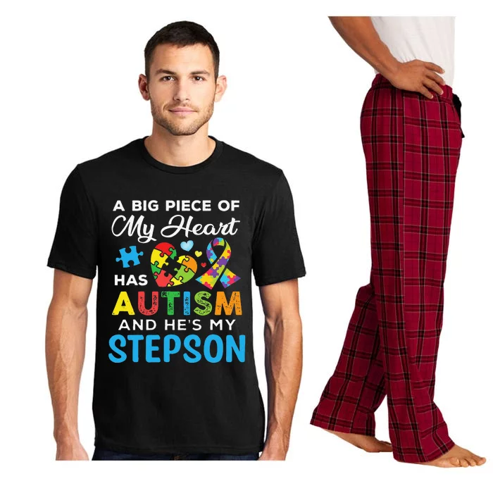 A Big Piece Of My Heart Has Autism And He's My Stepson Pajama Set