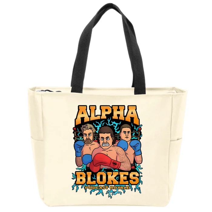 Alpha Blokes Podcast Royale Biffin Zip Tote Bag