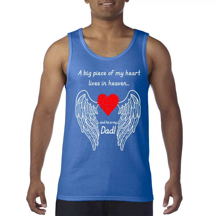 A Big Piece Of My Heart Lives In Heaven Gift Tank Top