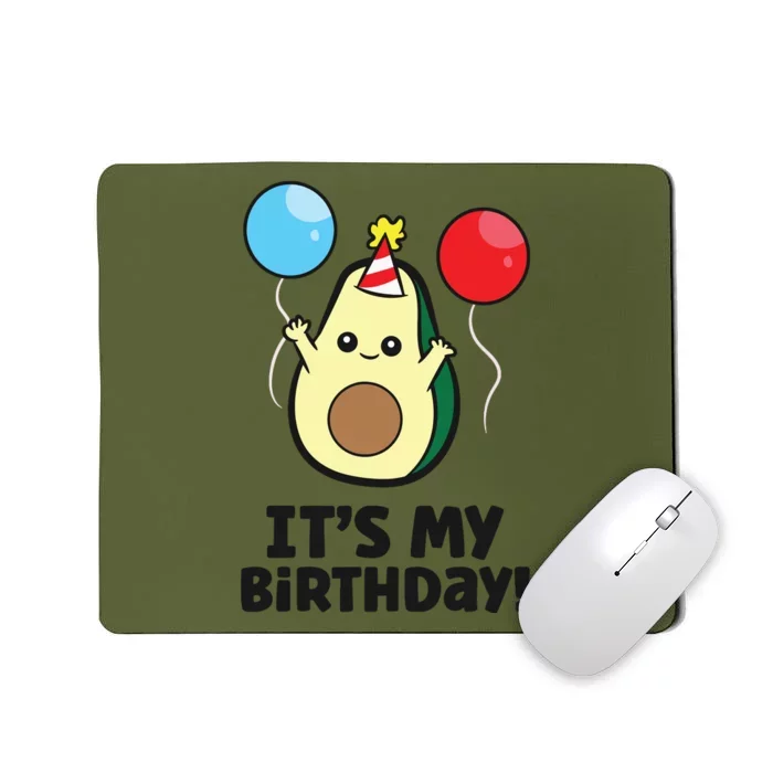 Avocado Birthday Party Funny Birthday Avocado Mousepad