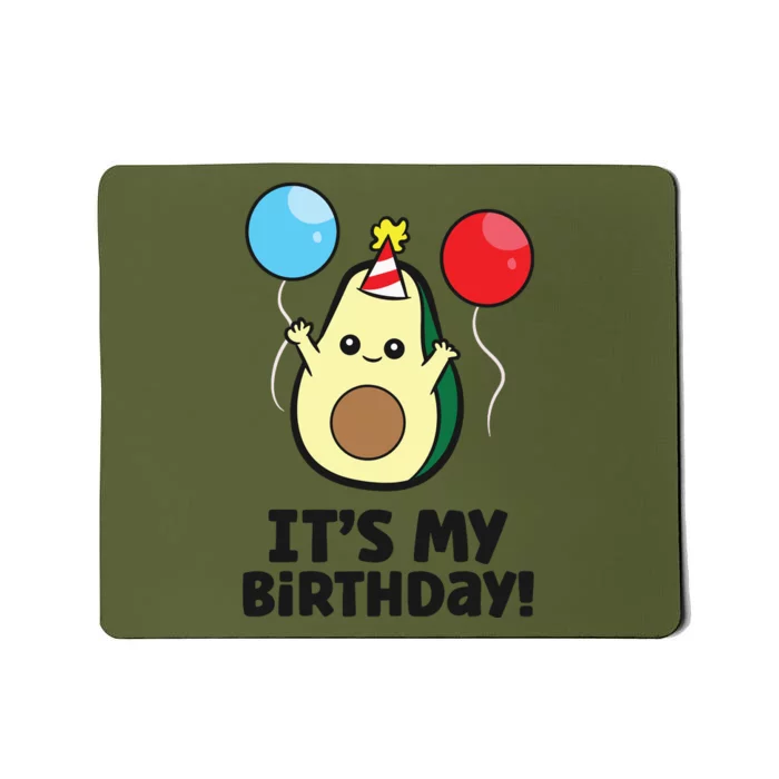 Avocado Birthday Party Funny Birthday Avocado Mousepad