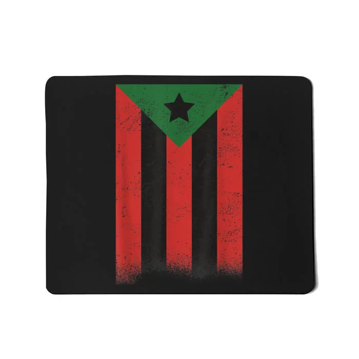 Afro Boricua Puerto Rico Africa Mousepad