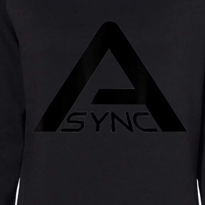 ASYNC Backrooms Pixels Research Womens California Wash Sweatshirt