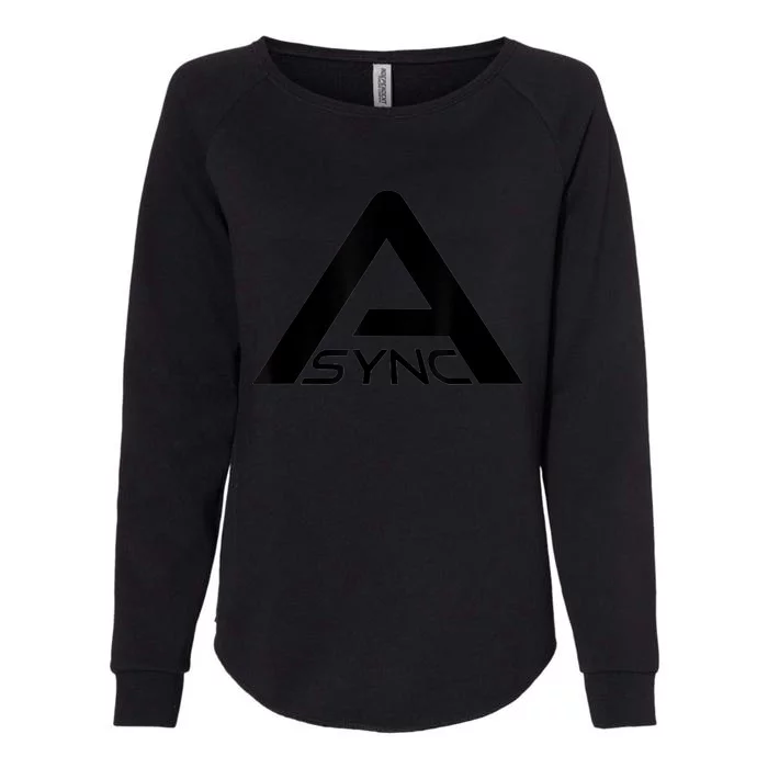 ASYNC Backrooms Pixels Research Womens California Wash Sweatshirt