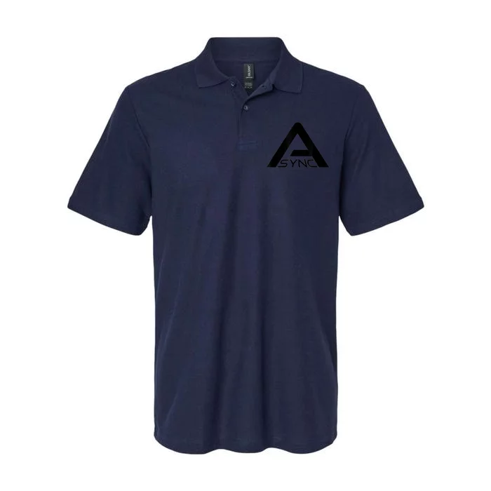 ASYNC Backrooms Pixels Research Softstyle Adult Sport Polo