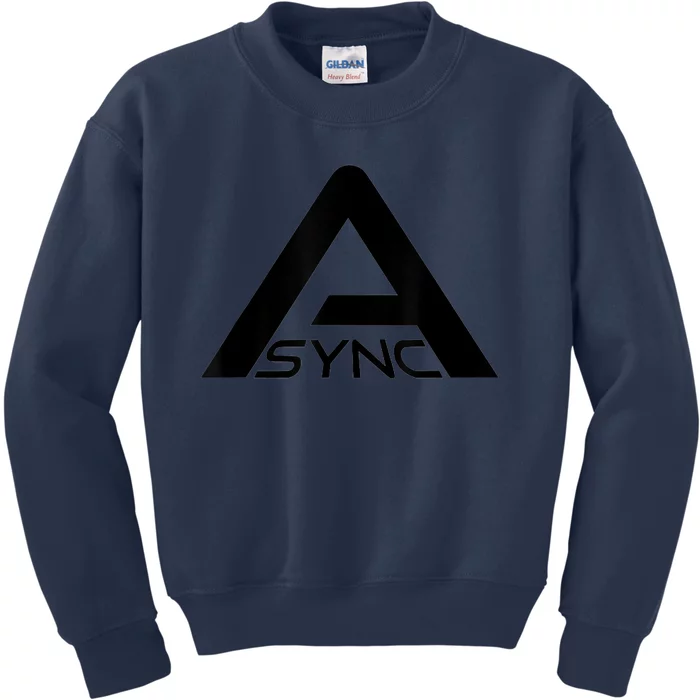 ASYNC Backrooms Pixels Research Kids Sweatshirt