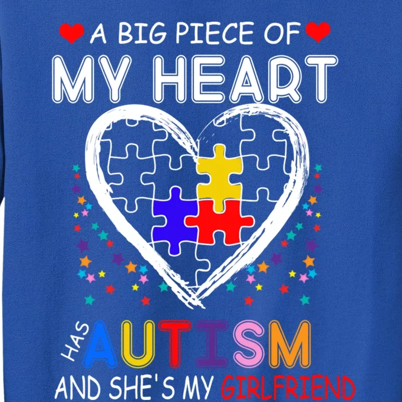 A Big Piece Of My Heart Has Autism And She's My Friend Gift Sweatshirt