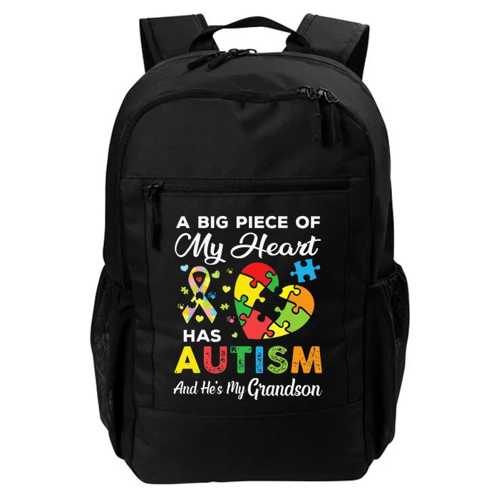 A Big Piece Of My Heart Has Autism and He's My Son Daily Commute Backpack