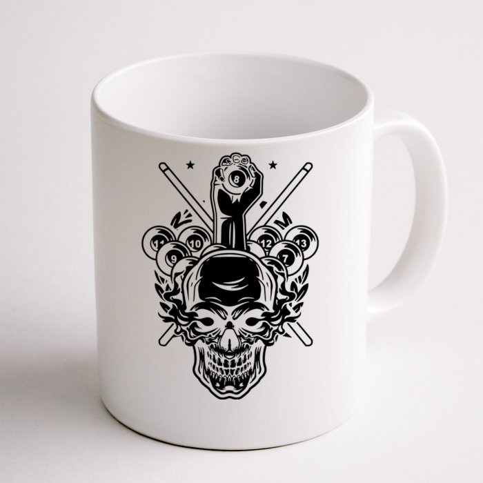 Awesome Billiards Pool Player Front & Back Coffee Mug