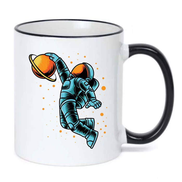 Astronaut Basketball Player Black Color Changing Mug