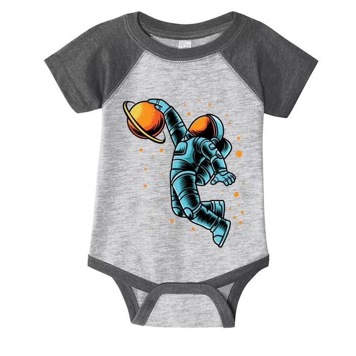 Astronaut Basketball Player Infant Baby Jersey Bodysuit