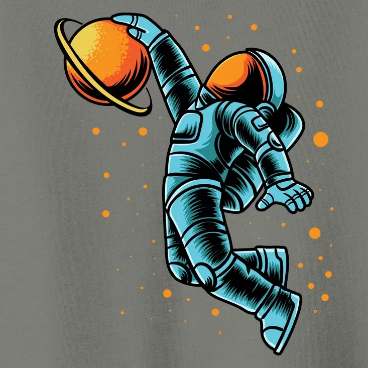 Astronaut Basketball Player Toddler T-Shirt