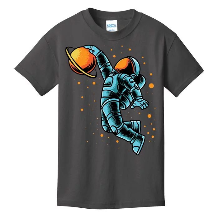 Astronaut Basketball Player Kids T-Shirt