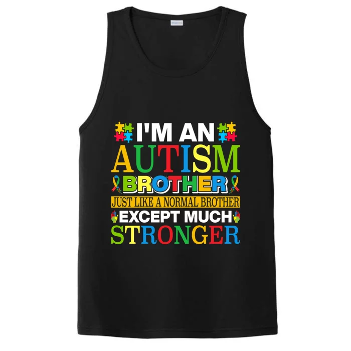 Autism Brother Quotes Motivational Autism Awareness Autism Support Performance Tank