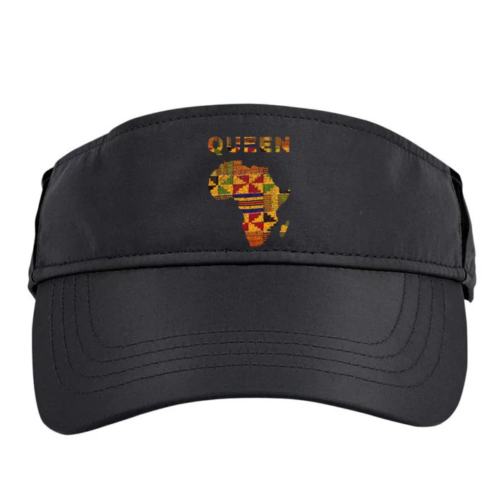 Afro Black Queen African Ghana Kente Cloth Family Matching Adult Drive Performance Visor