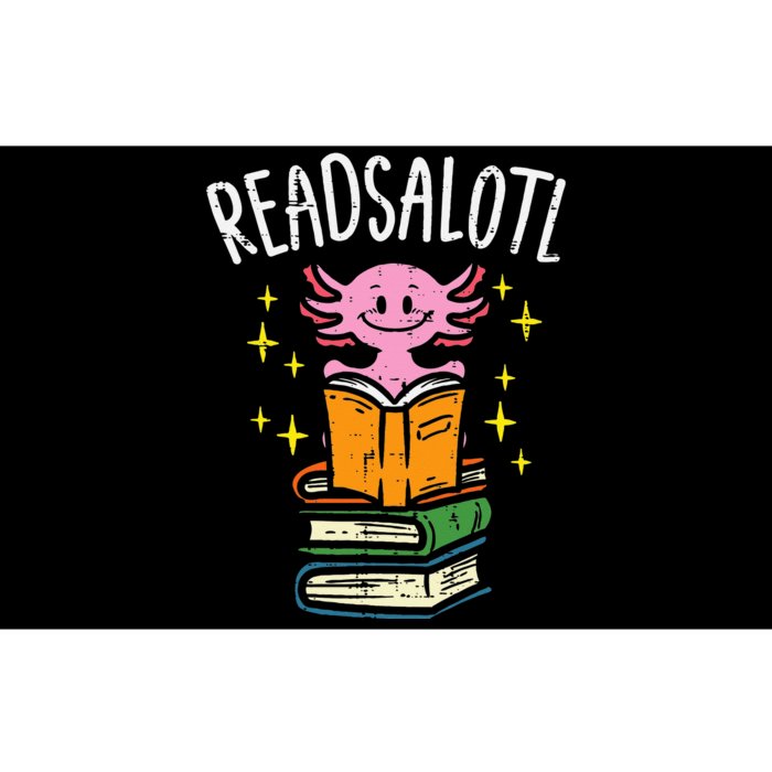 Axolotl Books Readsalotl Reading Bookworm Bumper Sticker