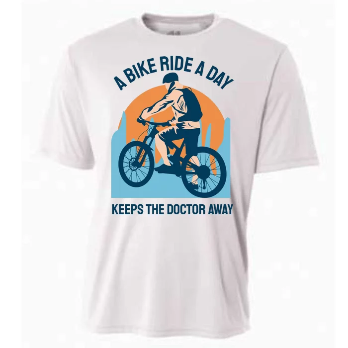 A Bike Ride A Day Keeps The Doctor Away Cooling Performance Crew T-Shirt