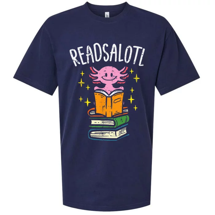 Axolotl Books Readsalotl Reading Bookworm Sueded Cloud Jersey T-Shirt