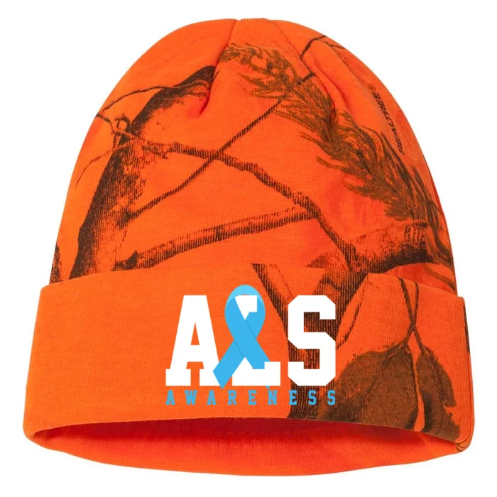 Als Blue Ribbon Awareness Kati - 12in Camo Beanie