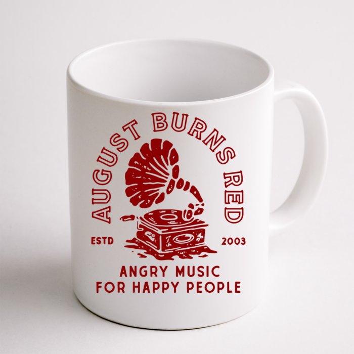 August Burns Redtour Record Player Front & Back Coffee Mug