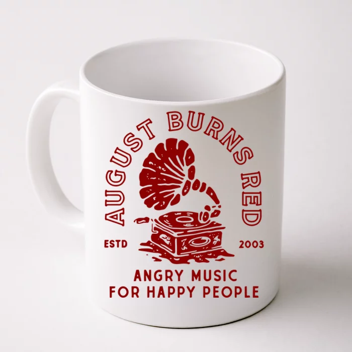 August Burns Redtour Record Player Front & Back Coffee Mug