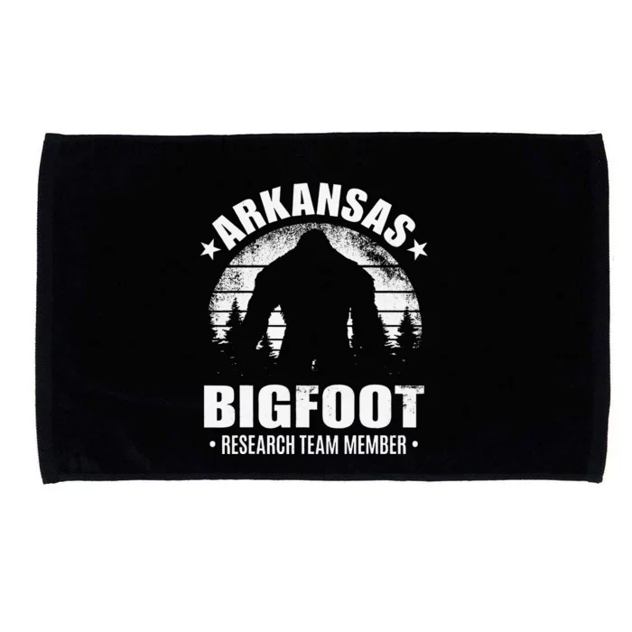 Arkansas Bigfoot Research Team Member Sasquatch Sunset Microfiber Hand Towel