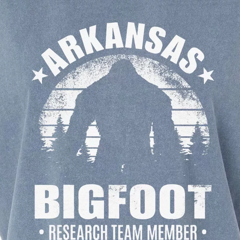 Arkansas Bigfoot Research Team Member Sasquatch Sunset Garment-Dyed Women's Muscle Tee