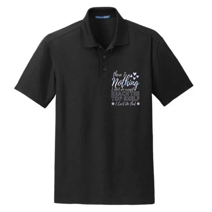 Anything But Reach The Shelf Funny Short Dry Zone Grid Performance Polo