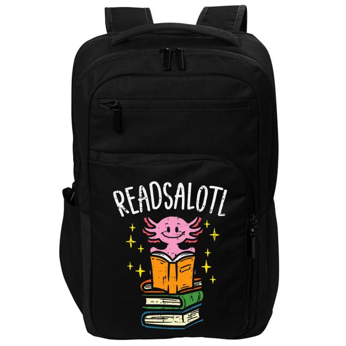 Axolotl Books Readsalotl Reading Bookworm Impact Tech Backpack