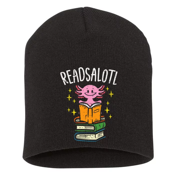 Axolotl Books Readsalotl Reading Bookworm Short Acrylic Beanie