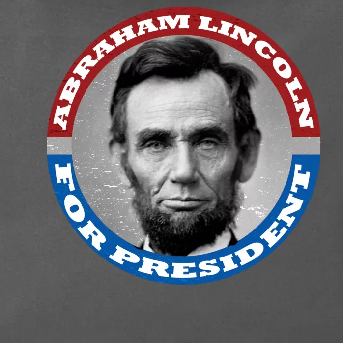 Abraham Abe Lincoln For President Retro Zip Tote Bag