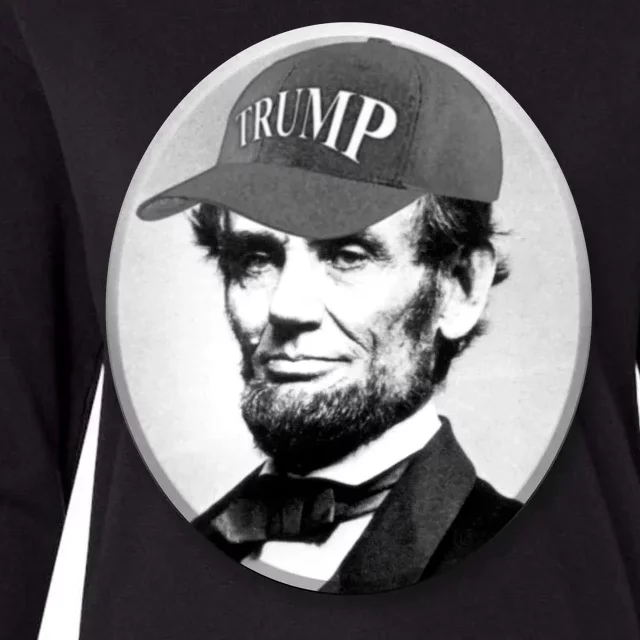 Abraham Lincoln For Trump Womens Cotton Relaxed Long Sleeve T-Shirt