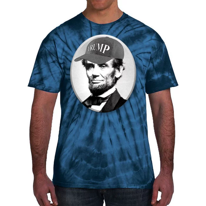 Abraham Lincoln For Trump Tie-Dye T-Shirt