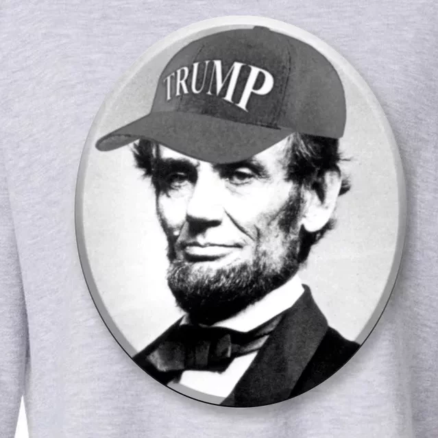 Abraham Lincoln For Trump Cropped Pullover Crew