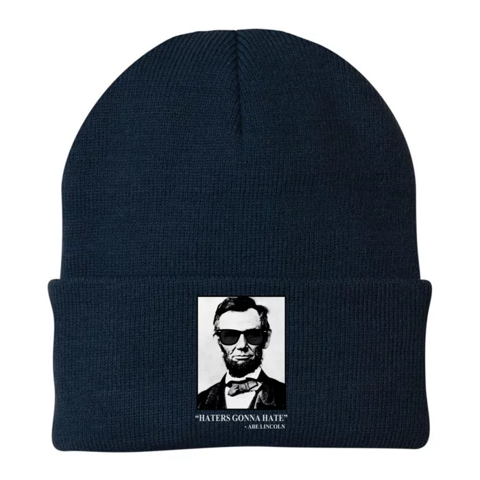 Abraham Lincoln Haters Gonna Hate Knit Cap Winter Beanie