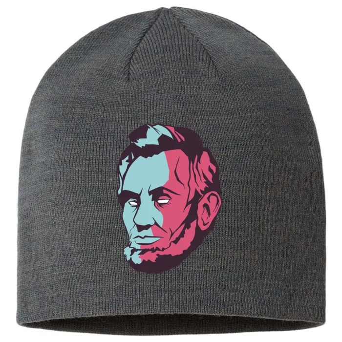 Abraham Lincoln Head 8 1/2in Sustainable Knit Beanie