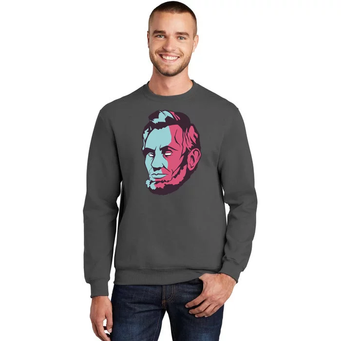 Abraham Lincoln Head Tall Sweatshirt