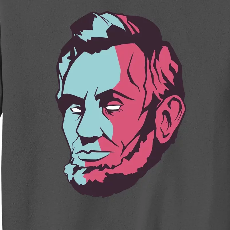 Abraham Lincoln Head Tall Sweatshirt