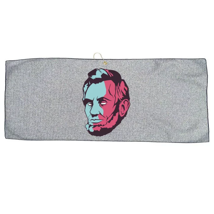 Abraham Lincoln Head Large Microfiber Waffle Golf Towel