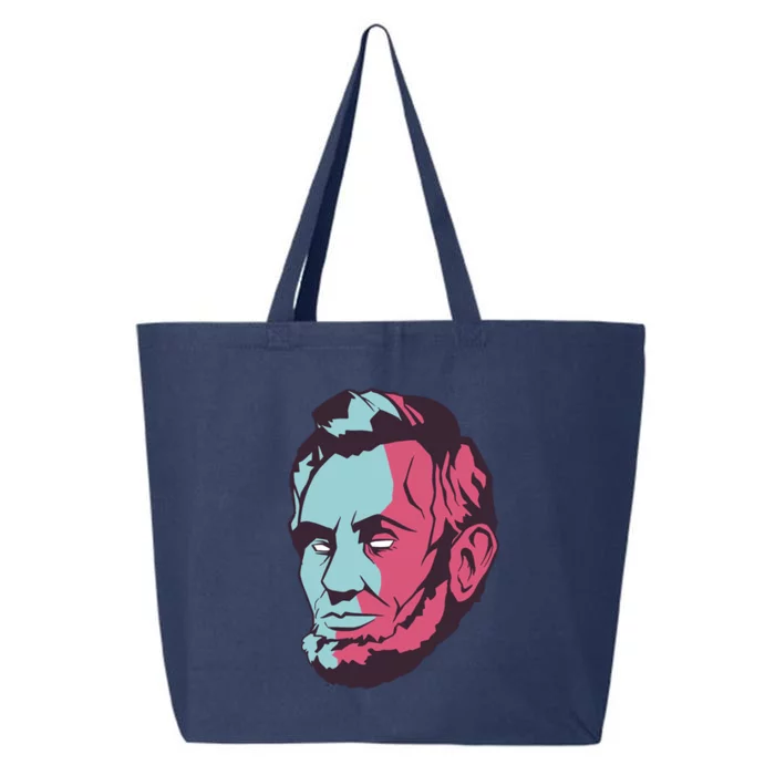 Abraham Lincoln Head 25L Jumbo Tote