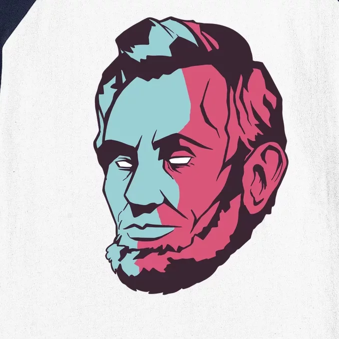 Abraham Lincoln Head Baseball Sleeve Shirt