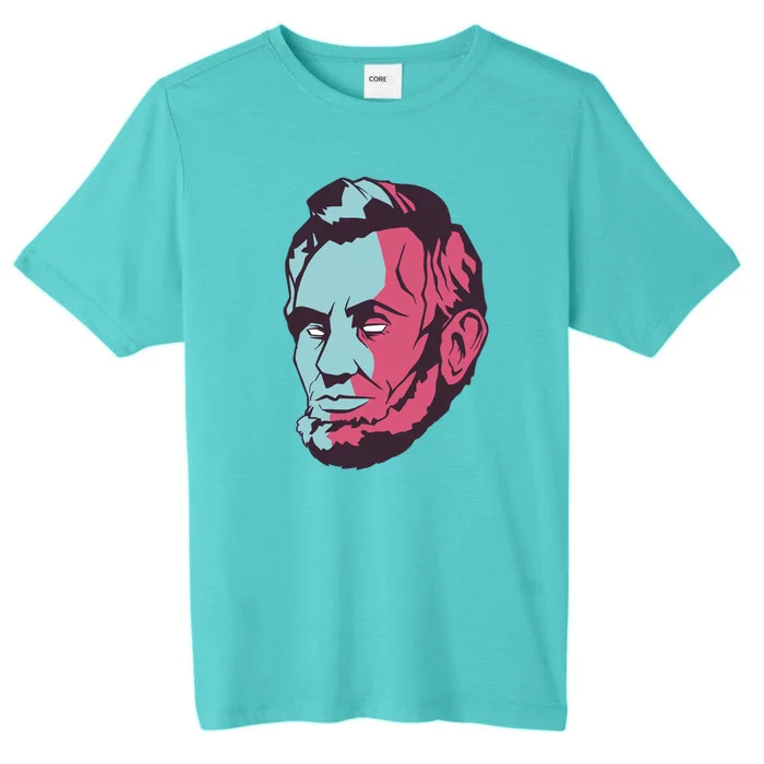 Abraham Lincoln Head ChromaSoft Performance T-Shirt