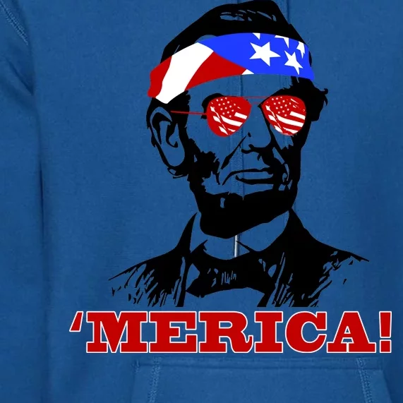 Abraham Lincoln Merica Premium Hoodie