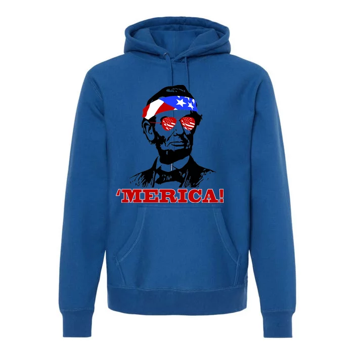 Abraham Lincoln Merica Premium Hoodie